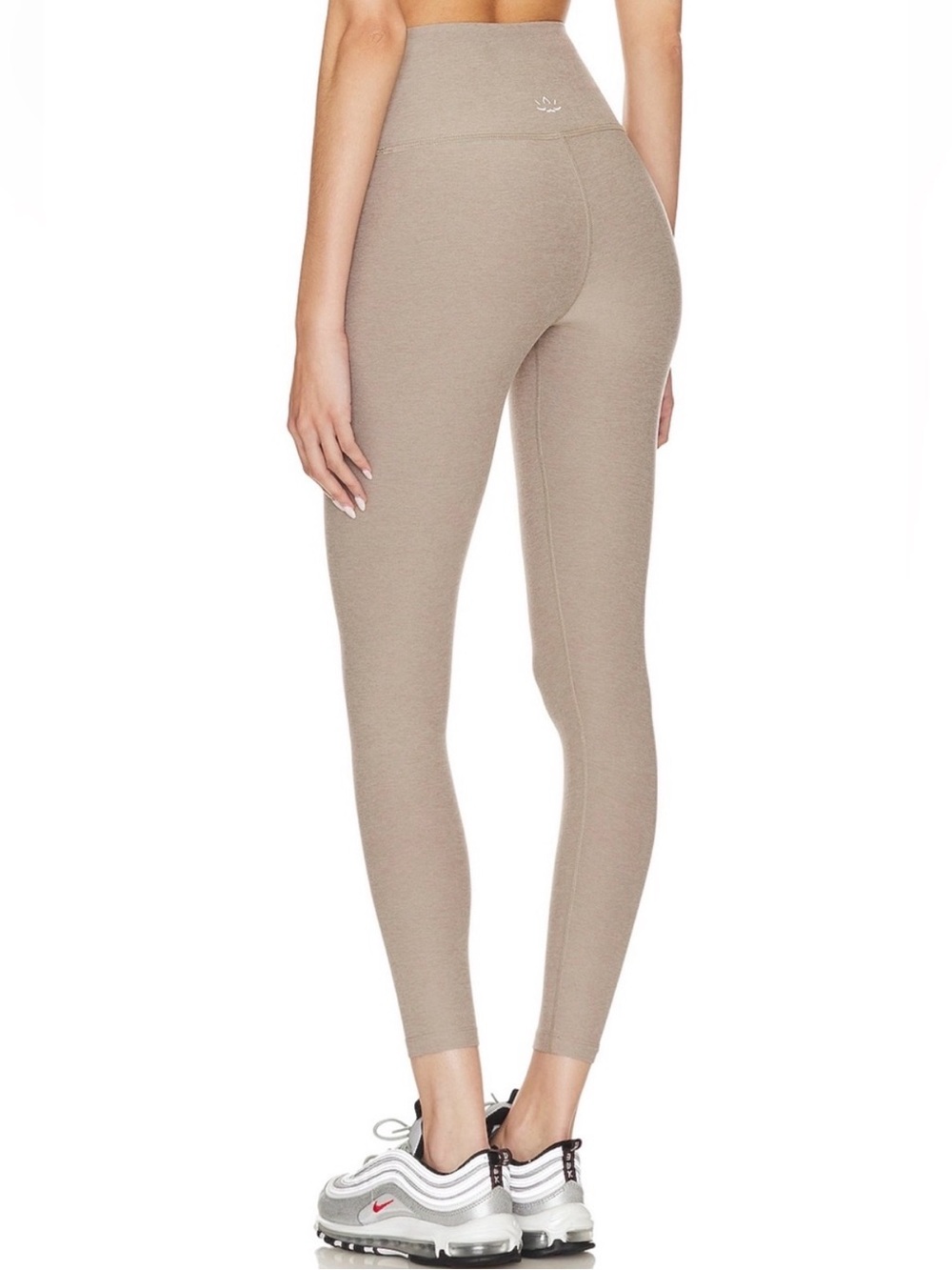 Beyond Yoga Spacedye High-Waist Leggings in Taupe